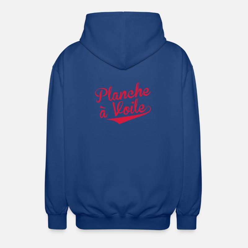 Windsurfen / Windsurfer / Windsurf / Windsurfing - Unisex Kapuzenjacke - Royalblau