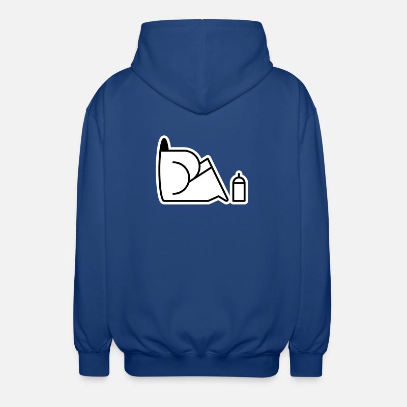 Looking For Cans - Unisex Hooded Jacket - royal blue