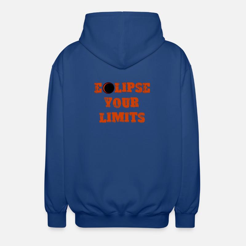 Eclipse your limits 2025 - Unisex Hooded Jacket - royal blue