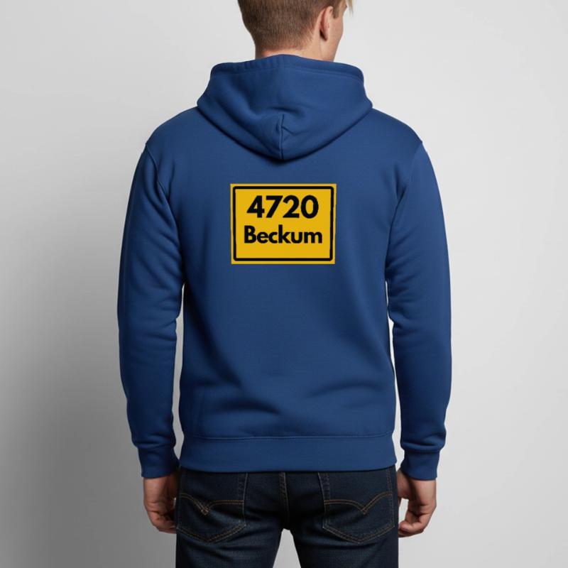 OLD POSTCODE POSTCODE RETRO 4720 BECKUM – NRW Unisex Hooded Jacket