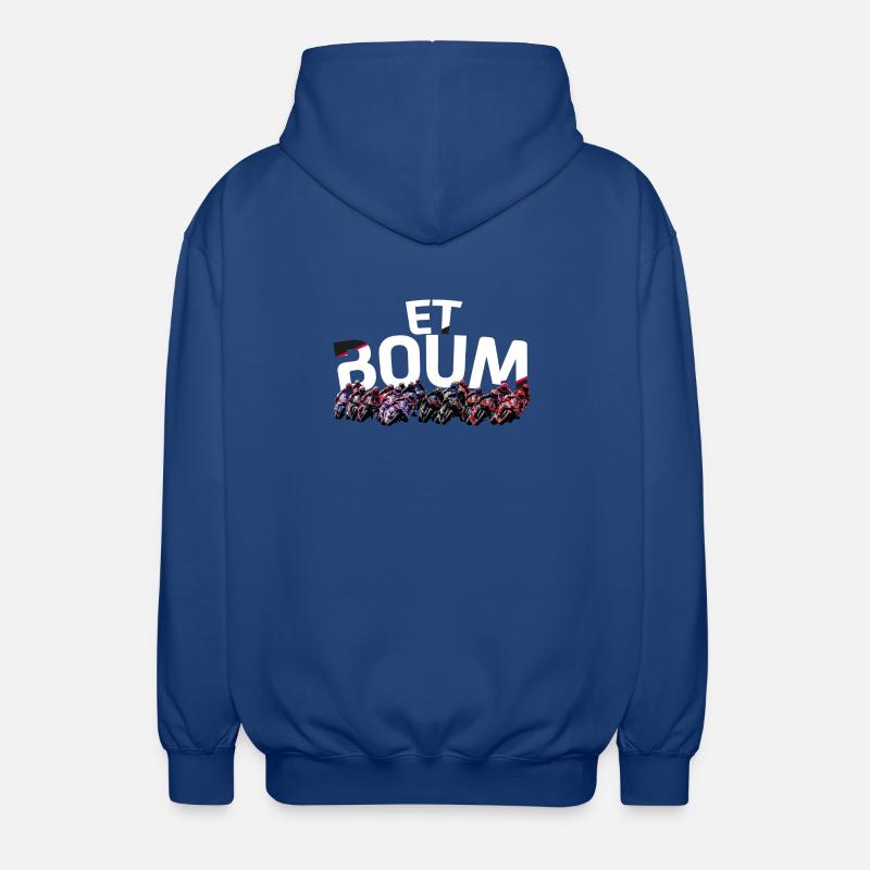 ET BOUM  - Veste à capuche unisexe - bleu royal