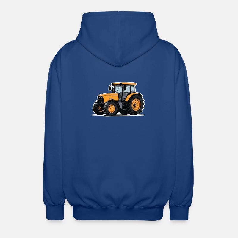 Tractor, tractor, tractor - Unisex Hooded Jacket - royal blue