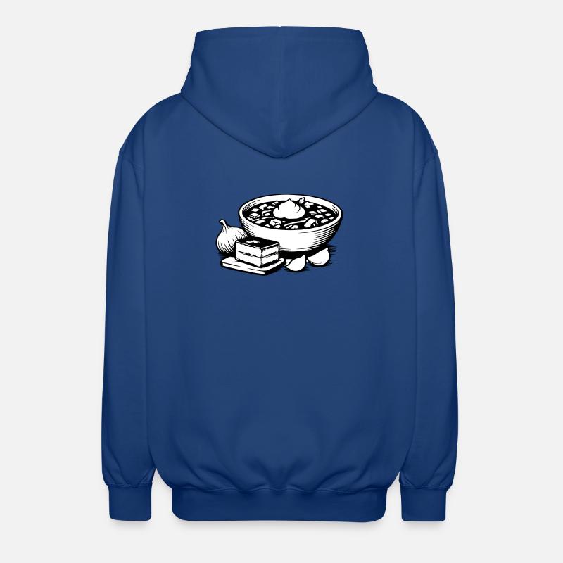 Bortsch - Veste à capuche unisexe - bleu royal