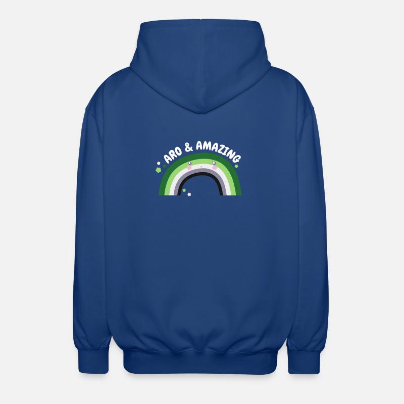 Aromantisch und erstaunlich - Unisex Kapuzenjacke - Royalblau