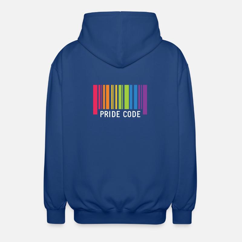 LGBT Pride Monat - Pride Code - Unisex Kapuzenjacke - Royalblau