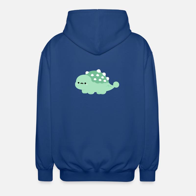 Ankylosaurus Annie - Unisex Hooded Jacket - royal blue