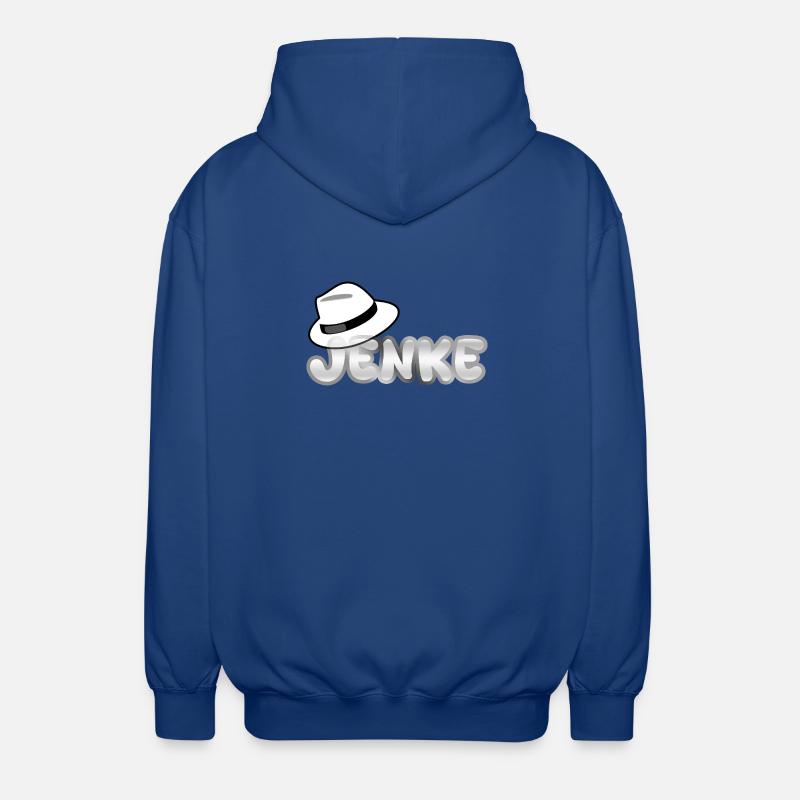 Jenke comme prénom - Veste à capuche unisexe - bleu royal