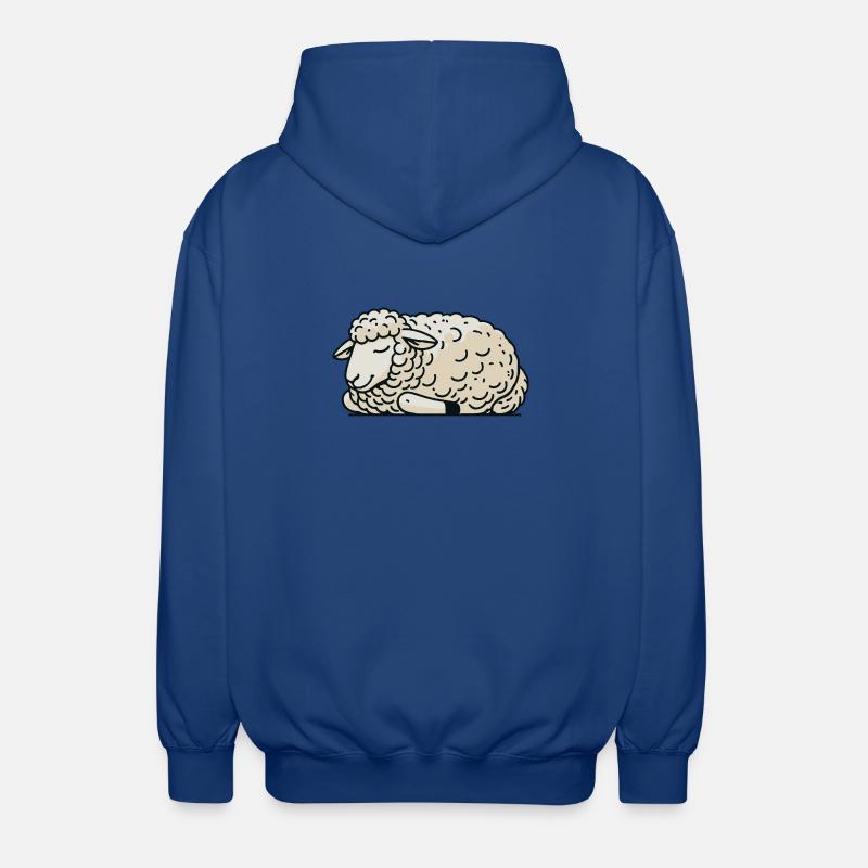 Schaf - Unisex Kapuzenjacke - Royalblau