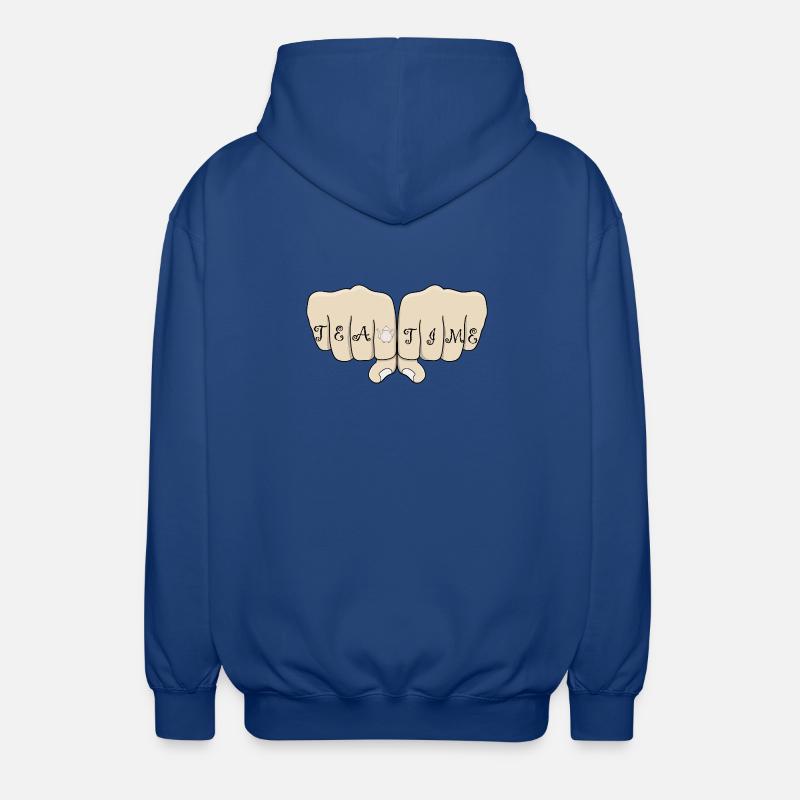 Knucle Cool Tea Time - Unisex Kapuzenjacke - Royalblau