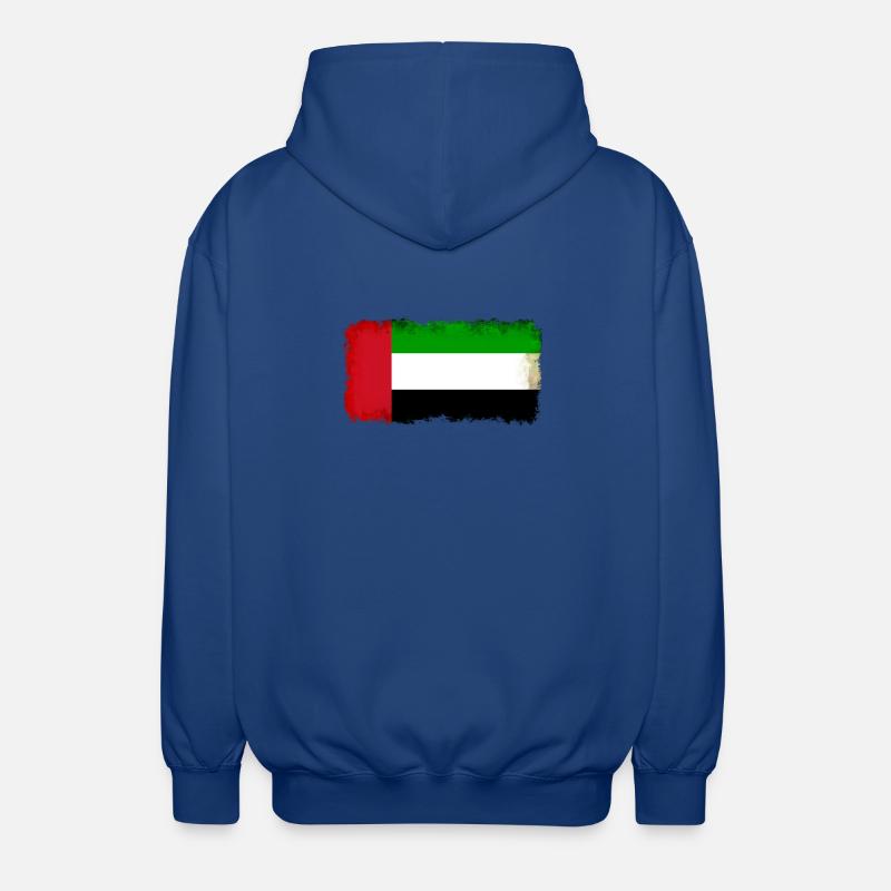 emirates - Unisex Hooded Jacket - royal blue