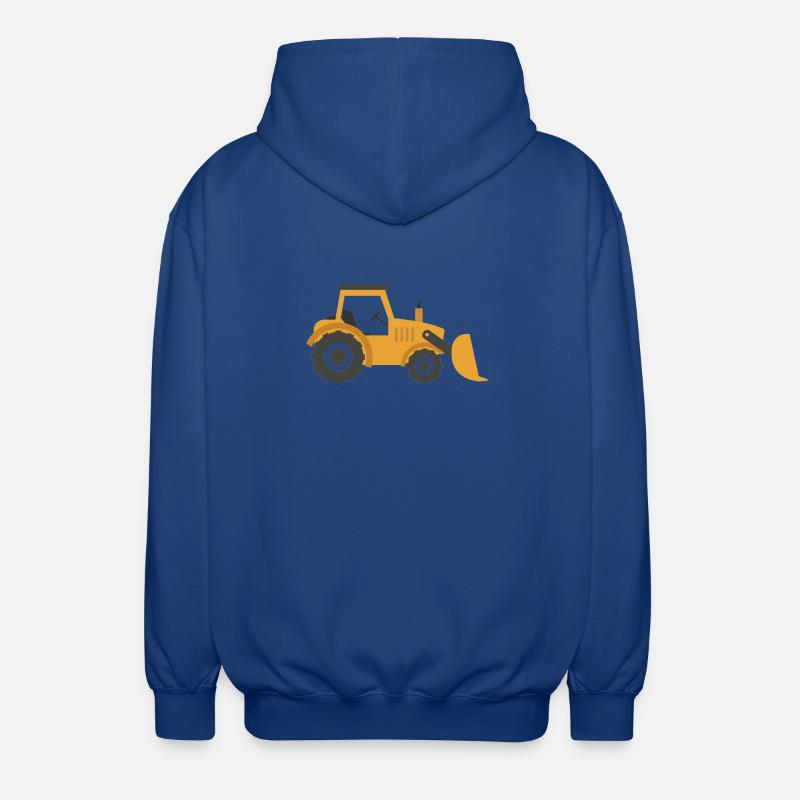 Gräber - Unisex Kapuzenjacke - Royalblau