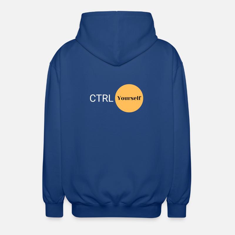 CTRL Vous-même - Veste à capuche unisexe - bleu royal