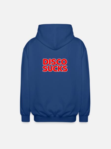 Disco Sucks - Unisex Hooded Jacket - royal blue