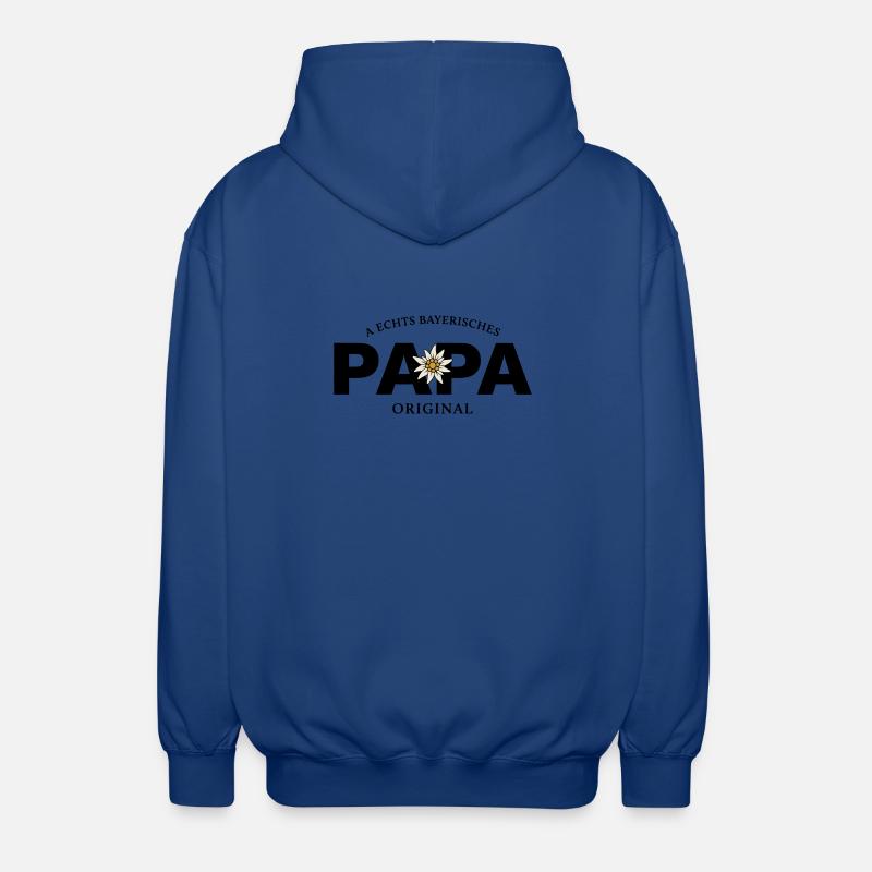 Bayerisches Original - Papa - Unisex Kapuzenjacke - Royalblau