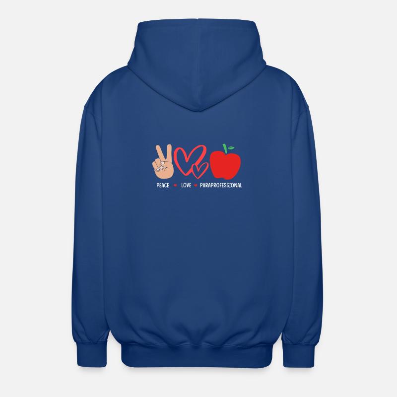 Lehrerassistent Paraprofessional Paraeducator - Unisex Kapuzenjacke - Royalblau