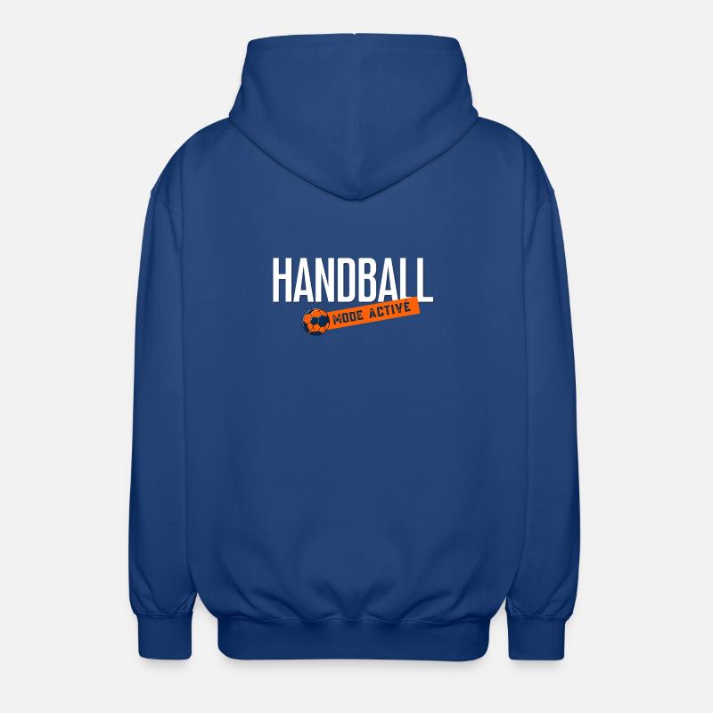 Handball Active Mode - Unisex Hooded Jacket - royal blue