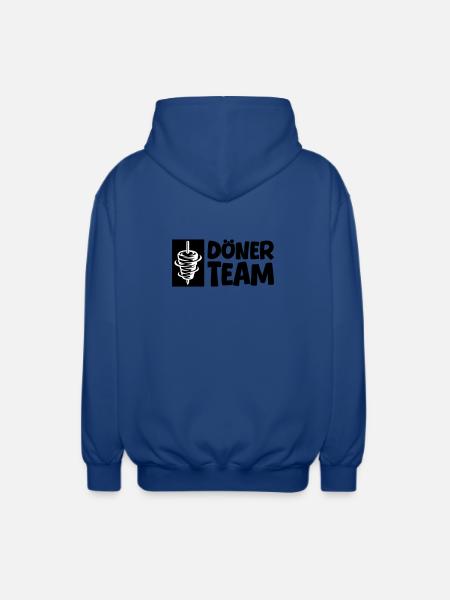 Döner Team - Unisex Kapuzenjacke - Royalblau