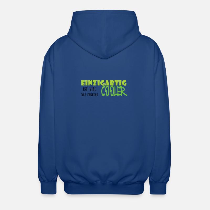 Graffiti exceptionnellement cool - Veste à capuche unisexe - bleu royal