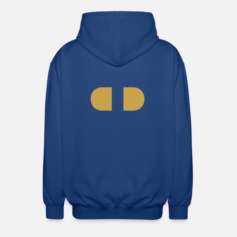 Controller Split Gold - Unisex Hooded Jacket - royal blue