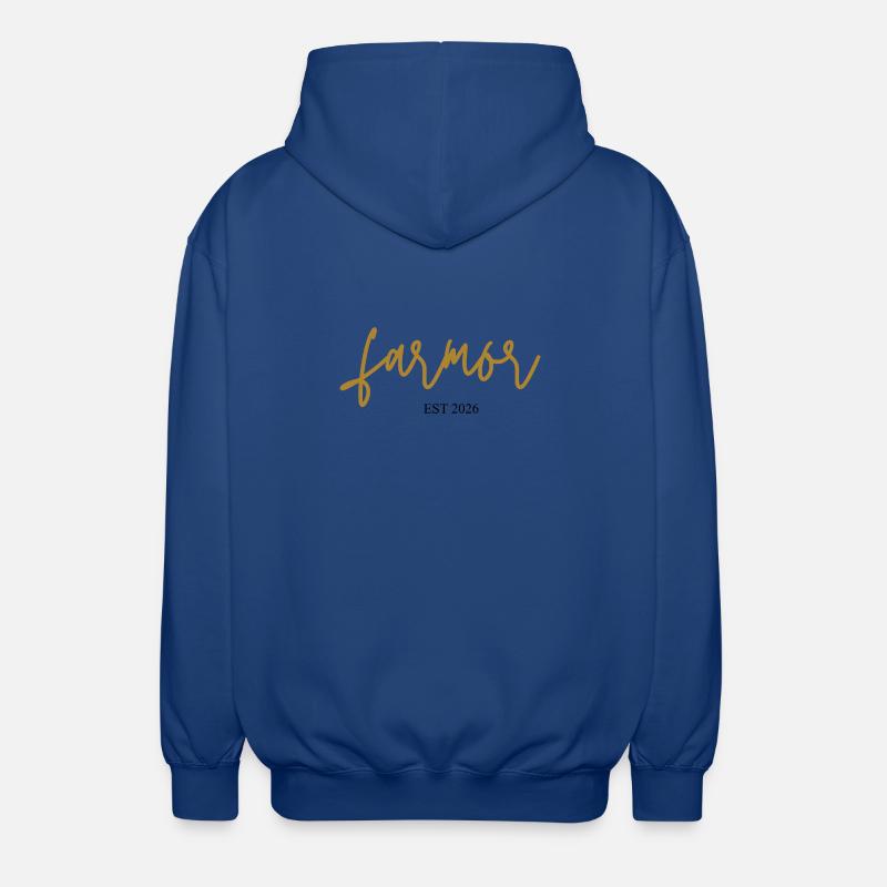 Farmor Est 2026 - Veste à capuche unisexe - bleu royal
