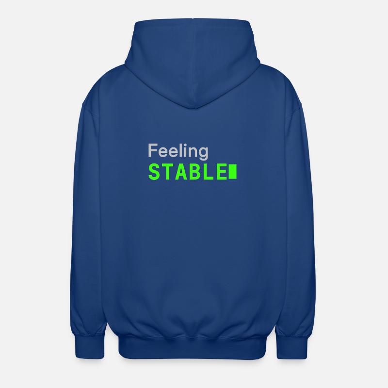 Feeling Stable | Developer mood - Unisex Kapuzenjacke - Royalblau