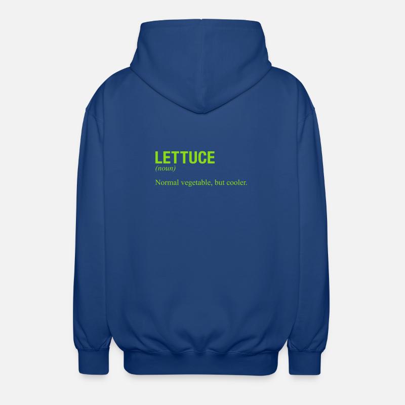 LETTUCE - Unisex Kapuzenjacke - Royalblau