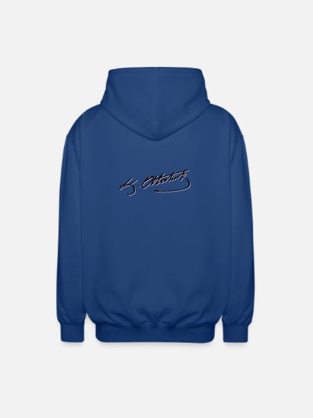 Mustafa Kemal Atatürk imza - Unisex Kapuzenjacke - Royalblau