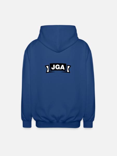 Bachelor Party Emblem / Logo - Unisex Hooded Jacket - royal blue