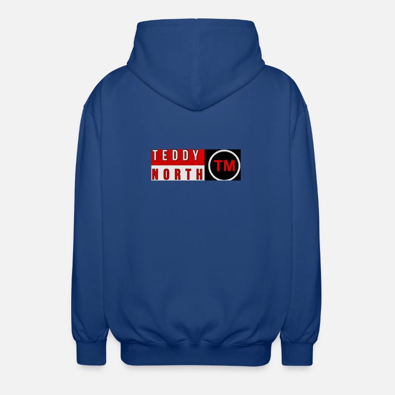 Teddy North Markenlogo - Unisex Kapuzenjacke - Royalblau