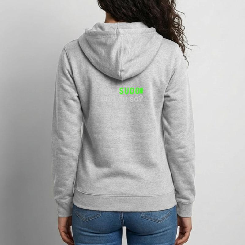 ich: SUDO und du so? Linux Spruch - Programmierer Unisex Kapuzenjacke