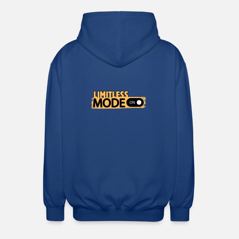 Limitless Mode Enabled - Unisex Hooded Jacket - royal blue
