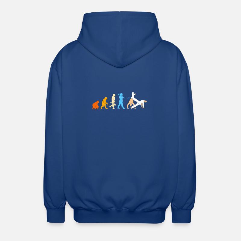 Capoeira Evolution - Unisex Hooded Jacket - royal blue