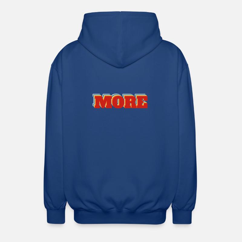 More - Unisex Kapuzenjacke - Royalblau
