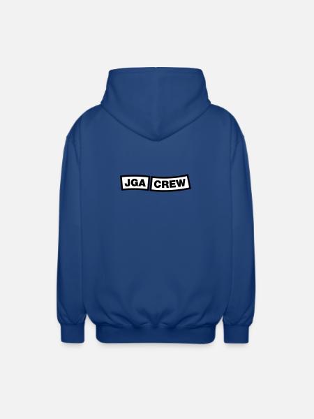 Bachelor Party Crew - Emblem - Unisex Hooded Jacket - royal blue