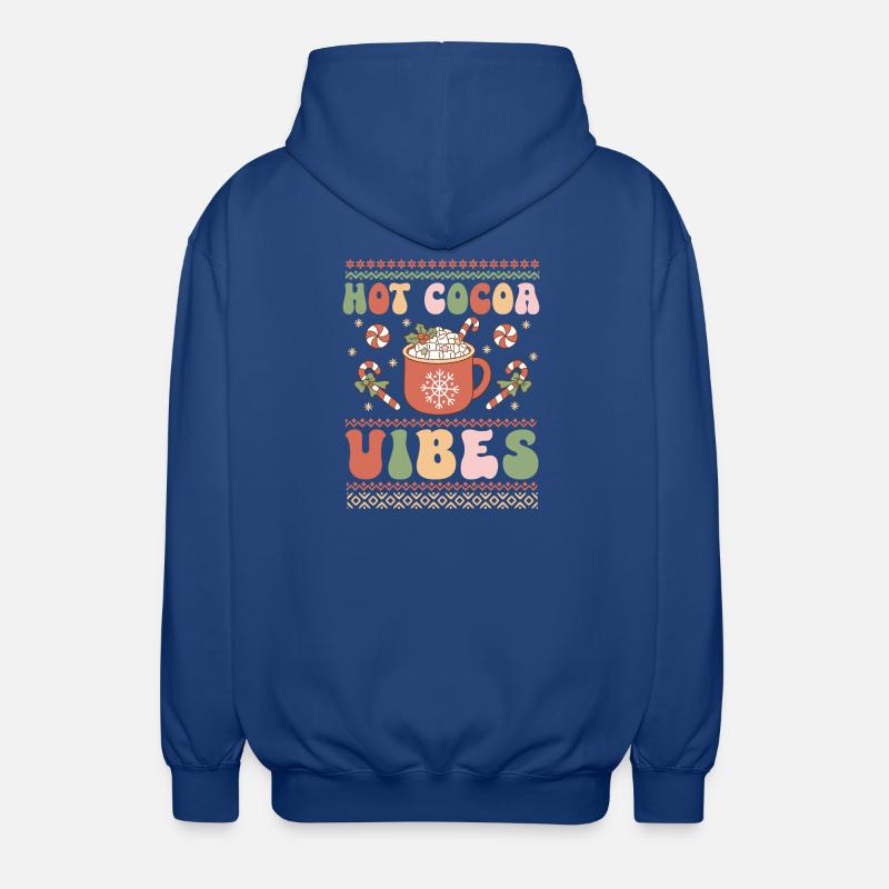 Hässlicher Weihnachtspullover - Unisex Kapuzenjacke - Royalblau