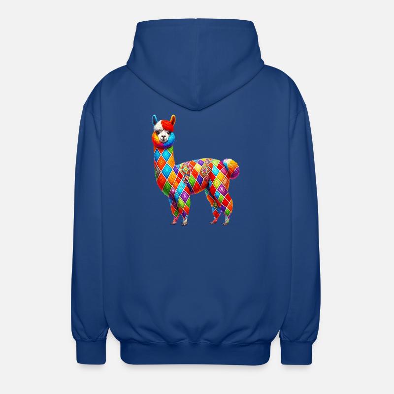 Alpaga - Veste à capuche unisexe - bleu royal
