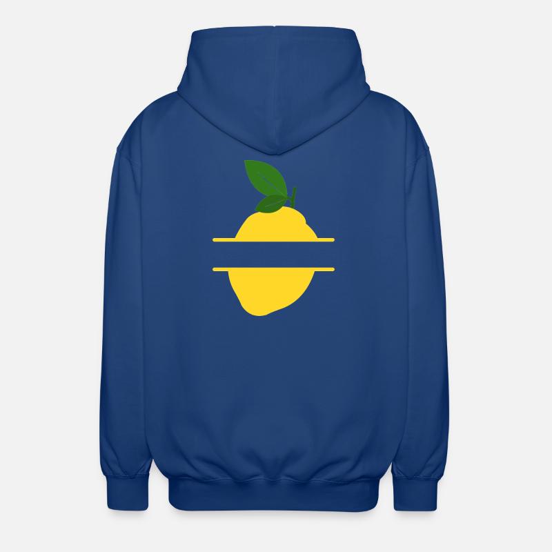 Lemon Split Frame - Unisex Kapuzenjacke - Royalblau