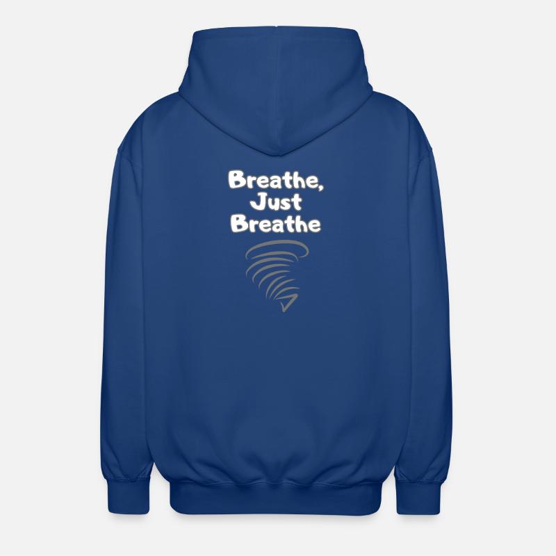 BREATH Self-Care – Déclaration d’amour de soi - Veste à capuche unisexe - bleu royal