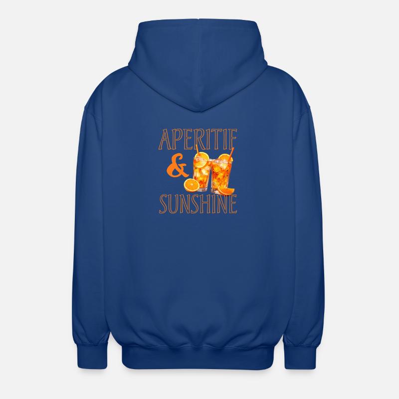 Apéritif & Rayon de soleil - Veste à capuche unisexe - bleu royal