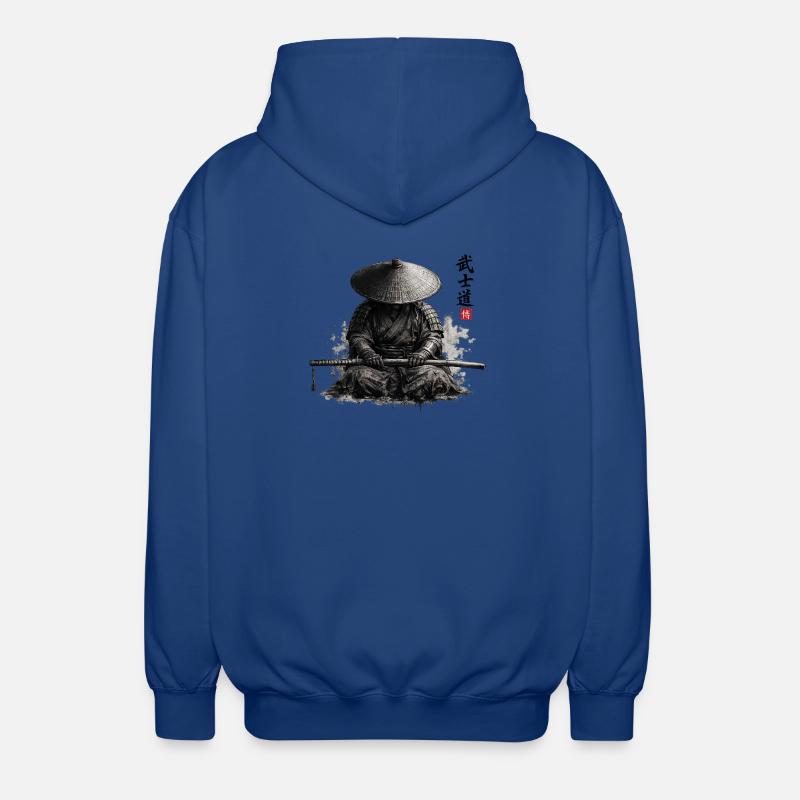 Samurai - Unisex Kapuzenjacke - Royalblau
