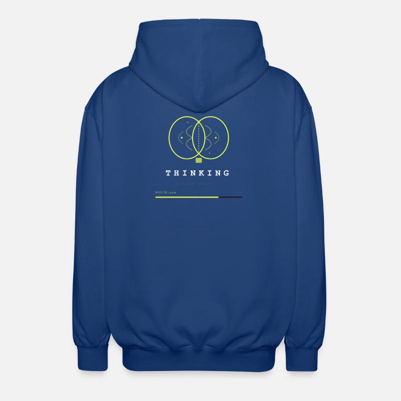 BRAIN.EXE IS LOADING - Unisex Hooded Jacket - royal blue