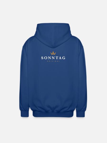 Sunday Original Family Logo - Unisex Hooded Jacket - royal blue