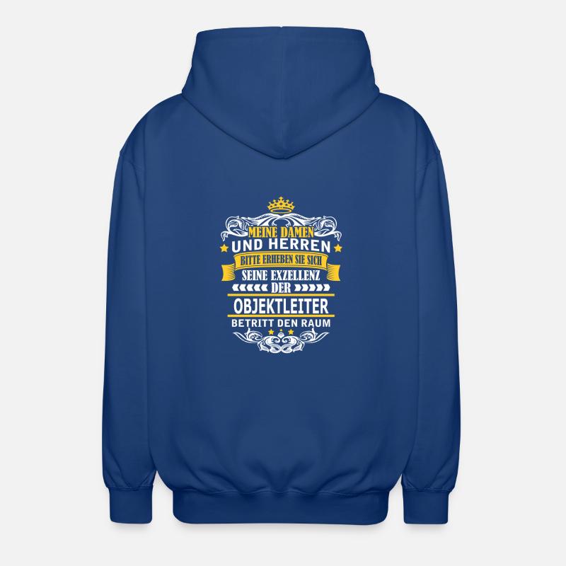 OBJEKTLEITER - Unisex Kapuzenjacke - Royalblau