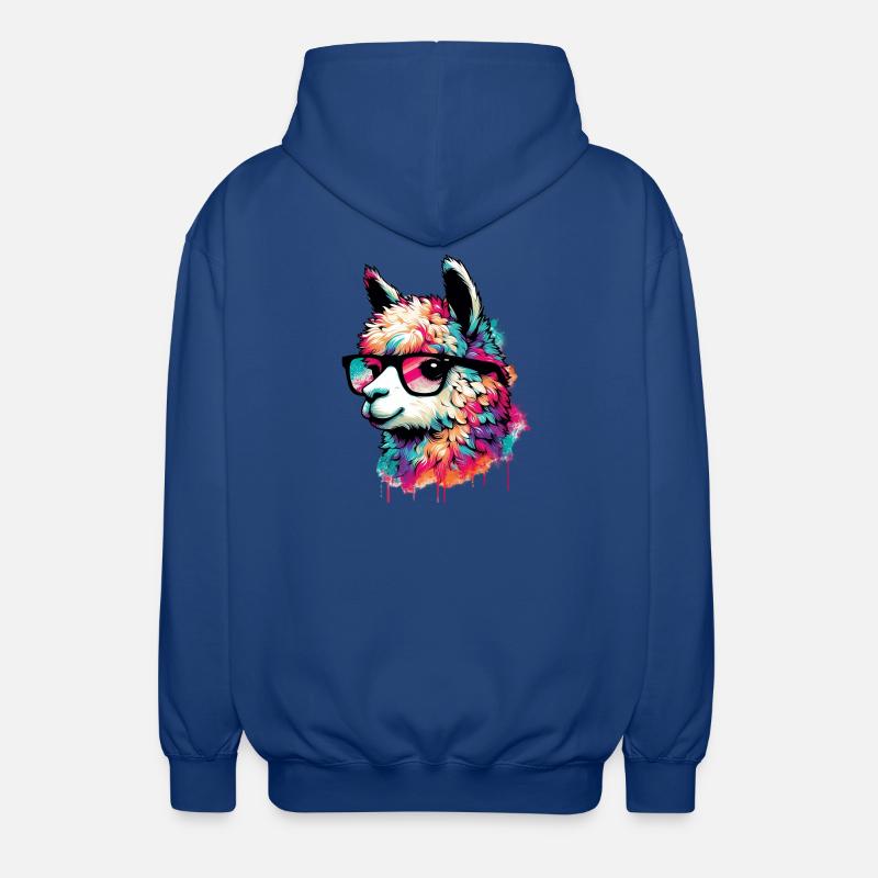 Alpaca - Unisex Hooded Jacket - royal blue