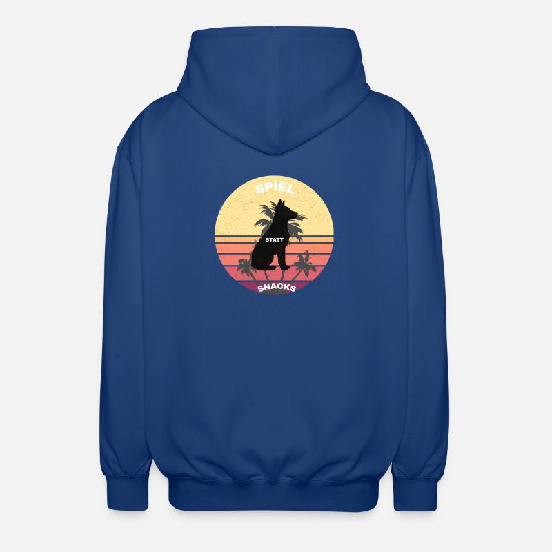 Retro - Unisex Kapuzenjacke - Royalblau