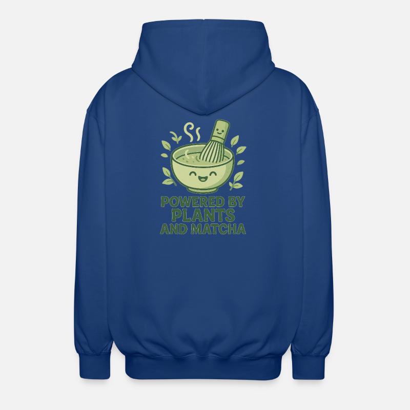 Énergie matcha provenant des centrales - Veste à capuche unisexe - bleu royal