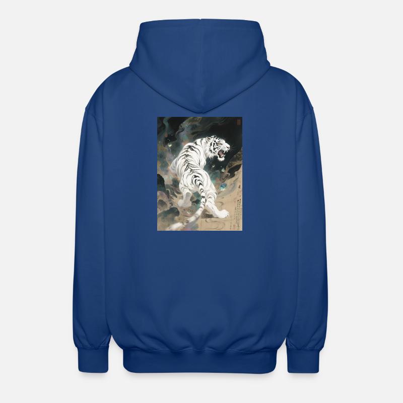 L'Apothéose Céleste : Baihu – Paix Éternelle - Veste à capuche unisexe - bleu royal