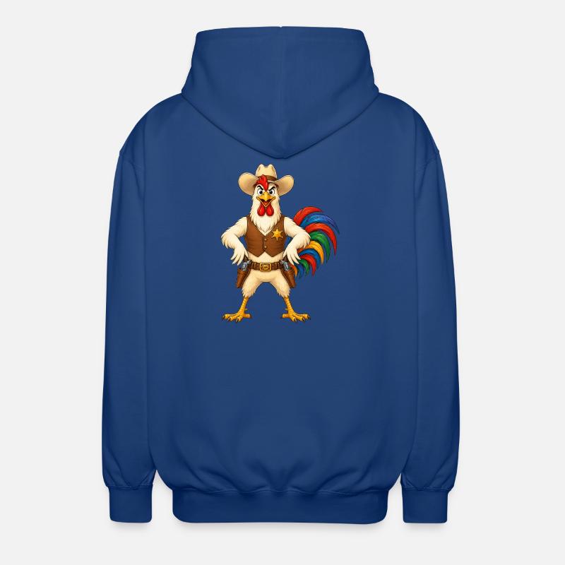 Hahn as Sheriff - Unisex Hooded Jacket - royal blue