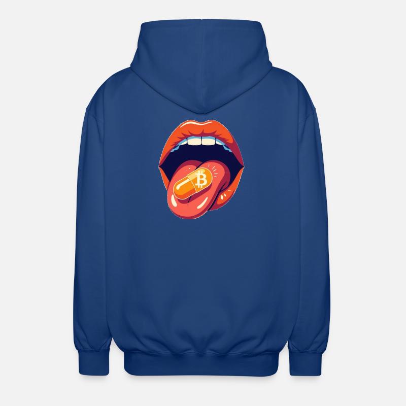 bitcoin orangepill basic - Unisex Hooded Jacket - royal blue