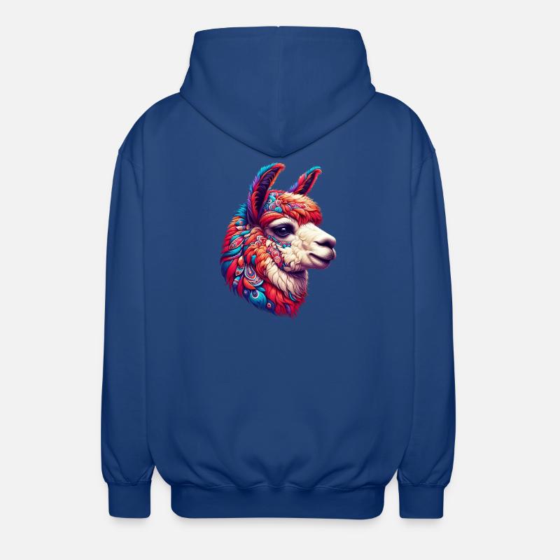 Alpaka - Unisex Kapuzenjacke - Royalblau